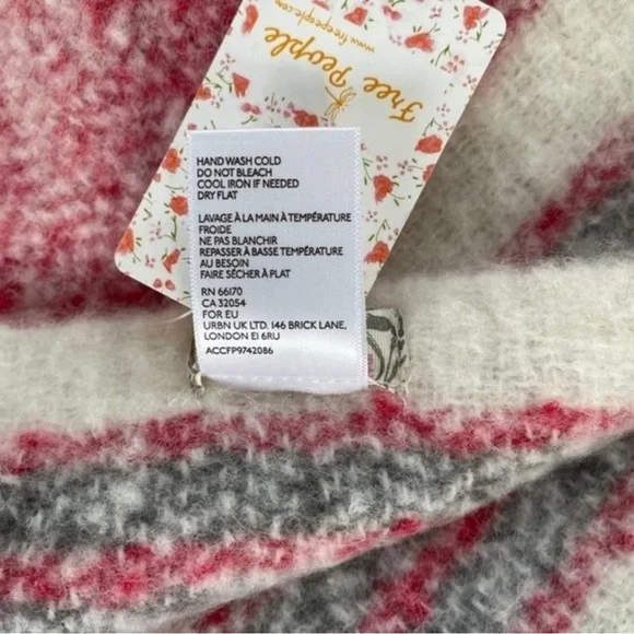 Free People Racer Stripe Blanket Scarf - Picture 4 of 4